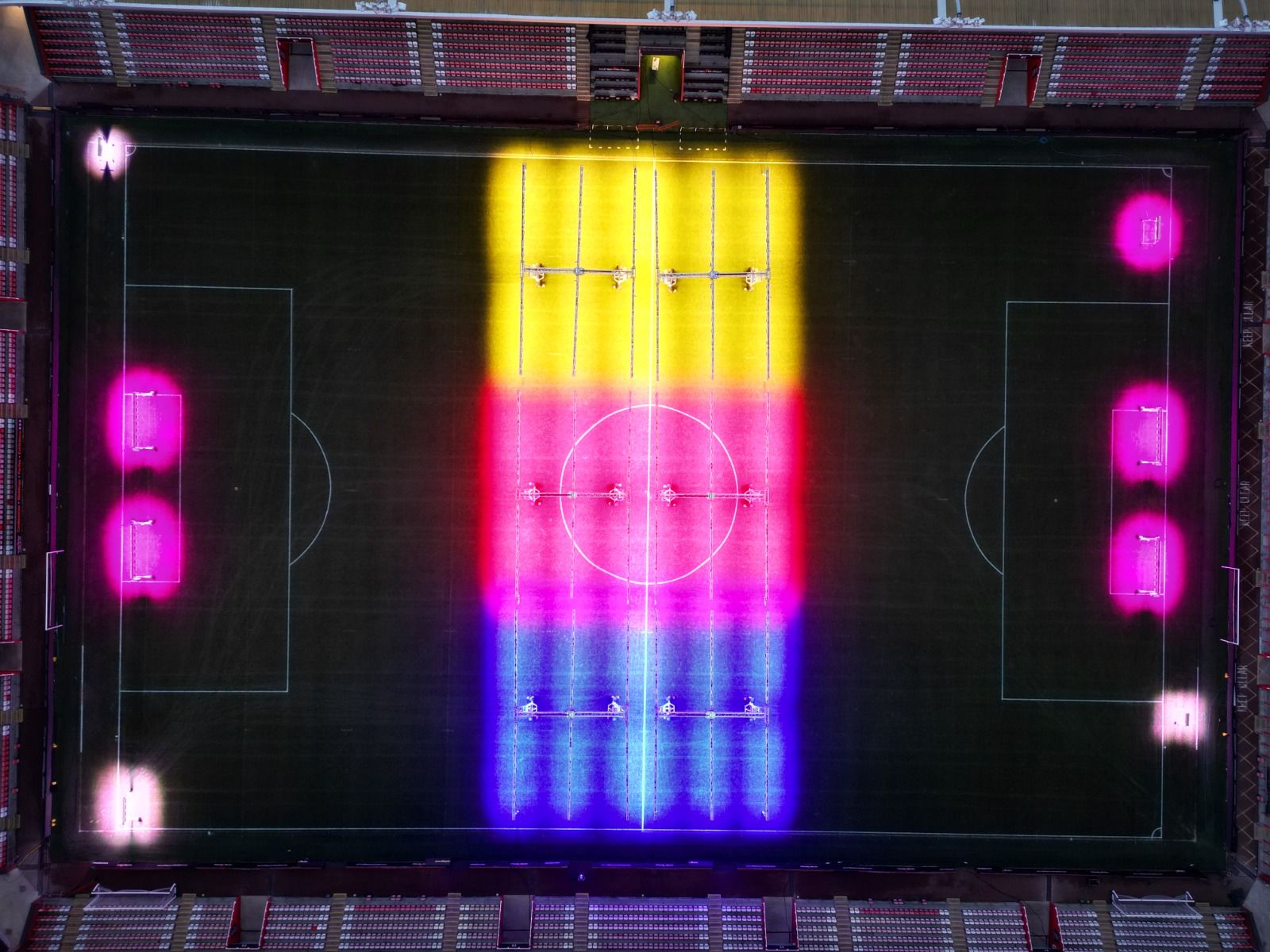 Grass Growth Lights CLS at Leigh Sports Village Stadium