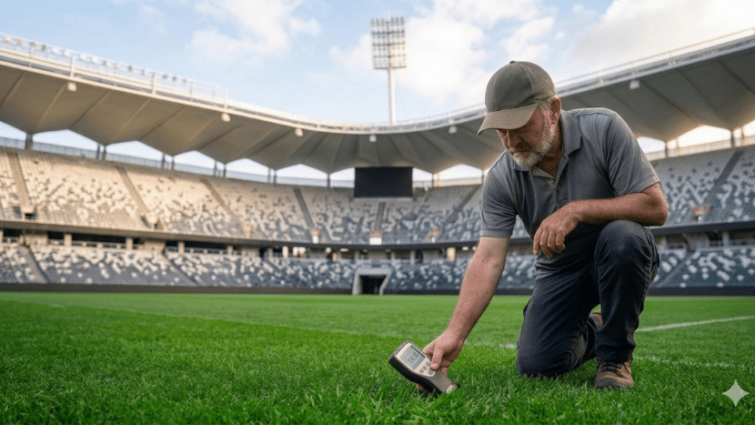 Turf Measruments at stadium