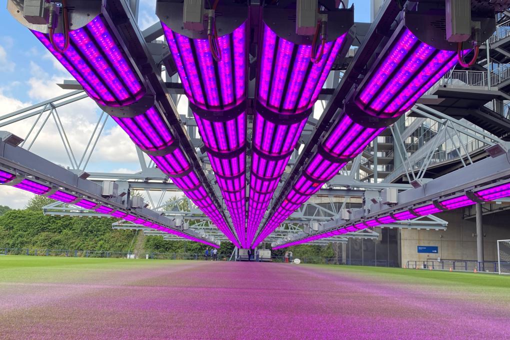 rhenac cls lighting at veltins arena